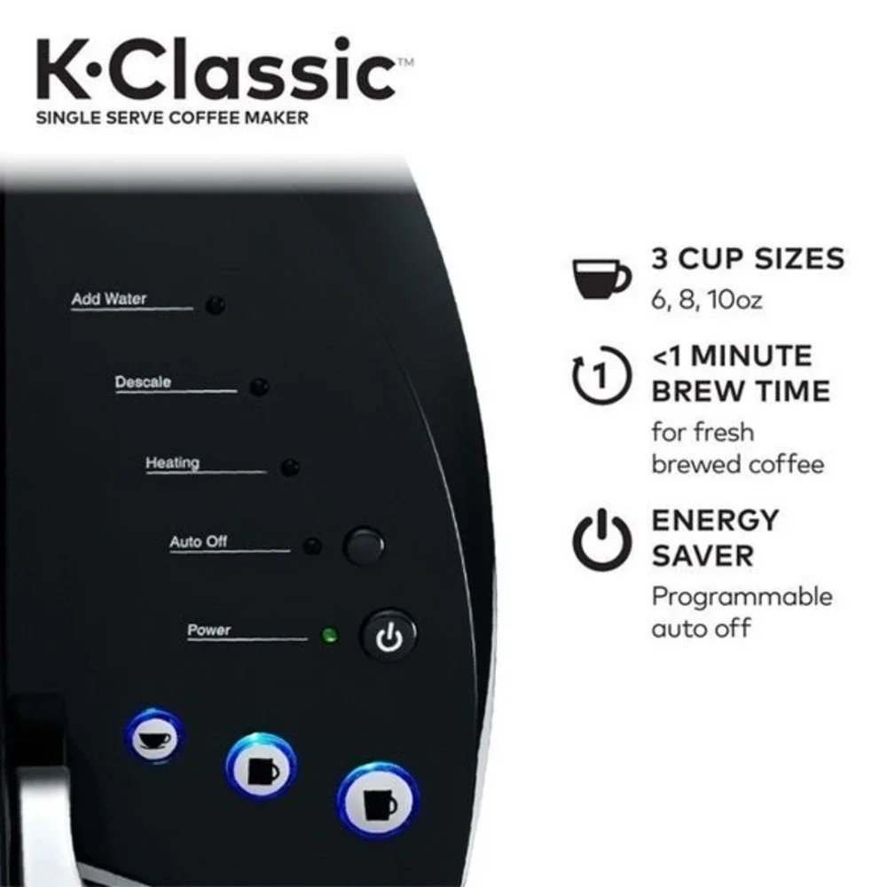 Keurig K-Classic Coffee Maker Unisex One Size Patriot Blue Excellent K-Cup Pod